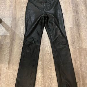 Leather pants
